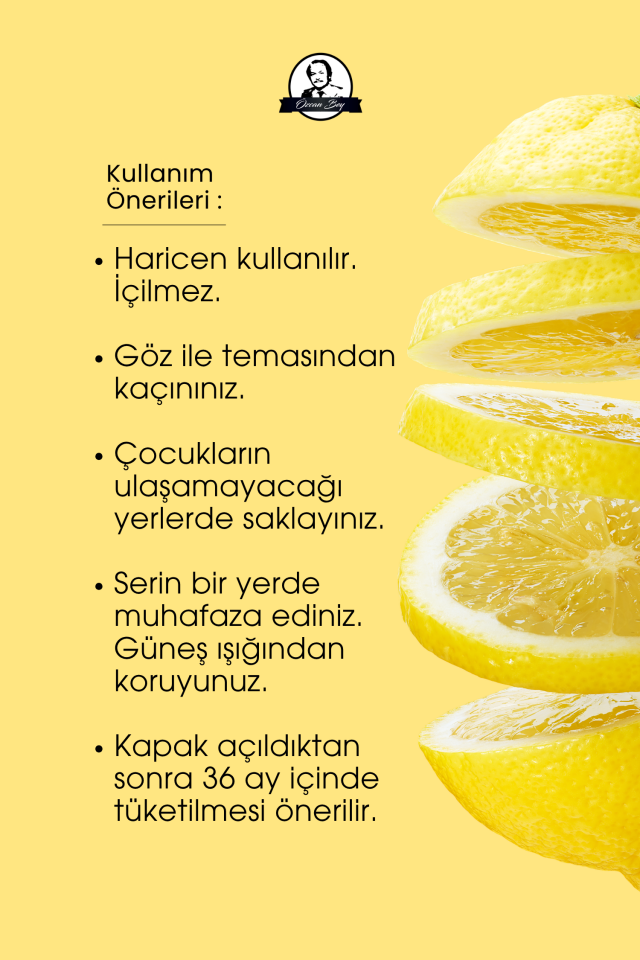 Deluxe Seri Limon Çiçeği Kolonyası 200ml Cam Şişe
