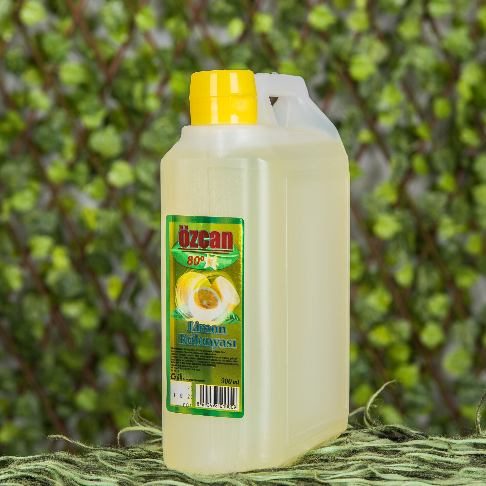 Limon Kolonyası 900ml Ekonomik Çanta Plastik Şişe