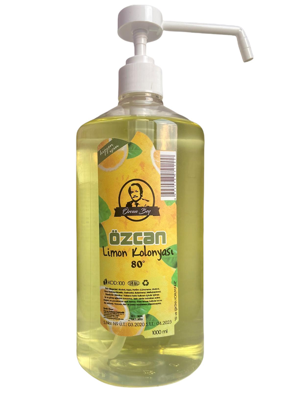 Limon Kolonyası 1000ml Sprey Başlıklı Pet Şişe