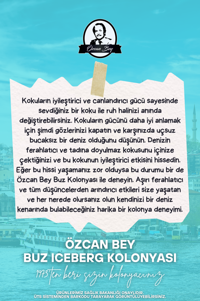 Buz Iceberg Kolonyası 900ml Ekonomik Çanta Plastik Şişe
