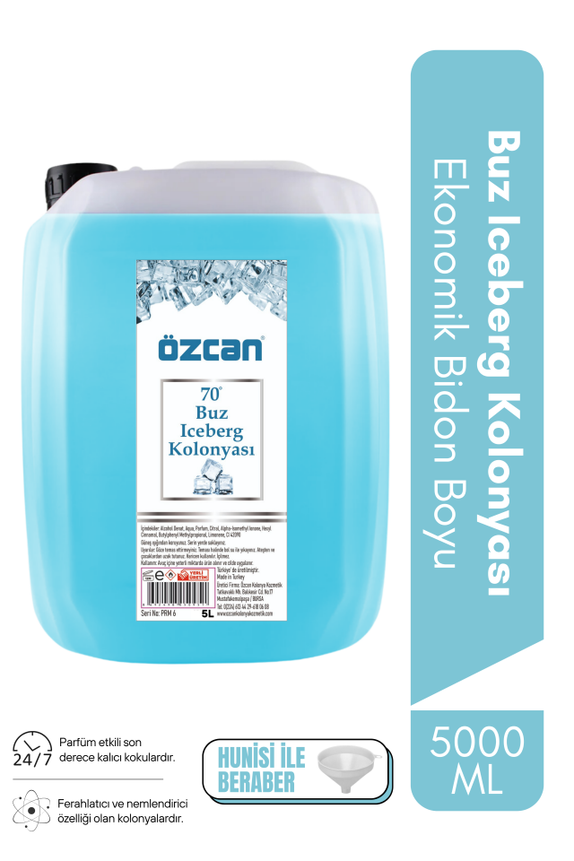 Buz Iceberg 5000ml Ekonomik Çanta Bidon Şişe