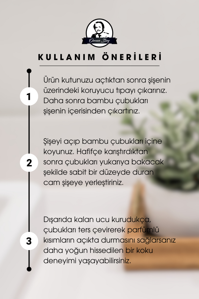 Tatlı Kavun Kokulu Çubuklu Oda Kokusu 100ml Dekoratif Cam Şişe