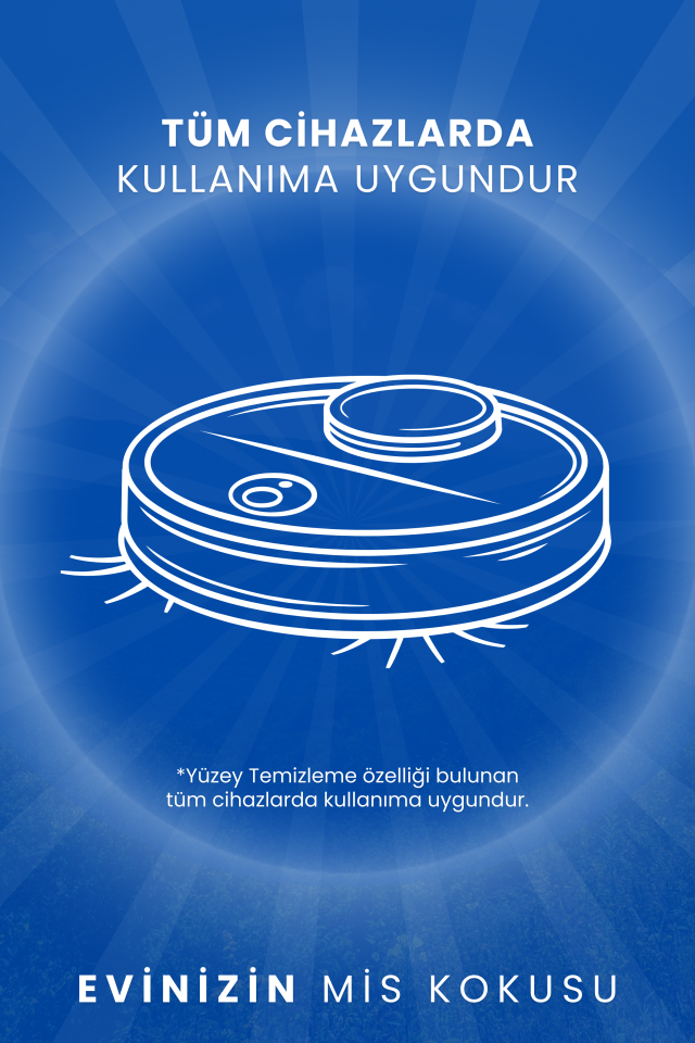 Okyanus Kokulu Akıllı Robot Süpürge Suyu, Mop Suyu Yüzey Temizleyici Robot Deterjanı 250ml