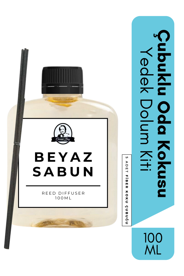 Beyaz Sabun Yedek Çubuklu Oda Ve Ortam Kokusu Esansı Refill 100ml