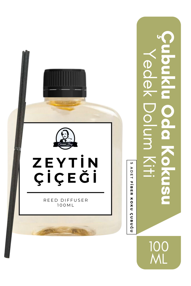 Zeytin Çiçeği Yedek Çubuklu Oda Ve Ortam Kokusu Esansı Refill 100ml