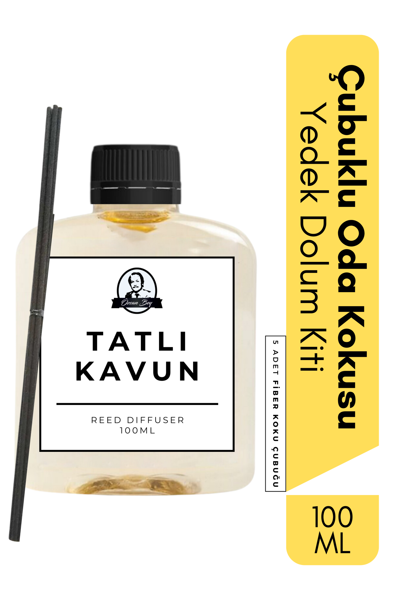 Tatlı Kavun Yedek Çubuklu Oda Ve Ortam Kokusu Esansı Refill 100ml
