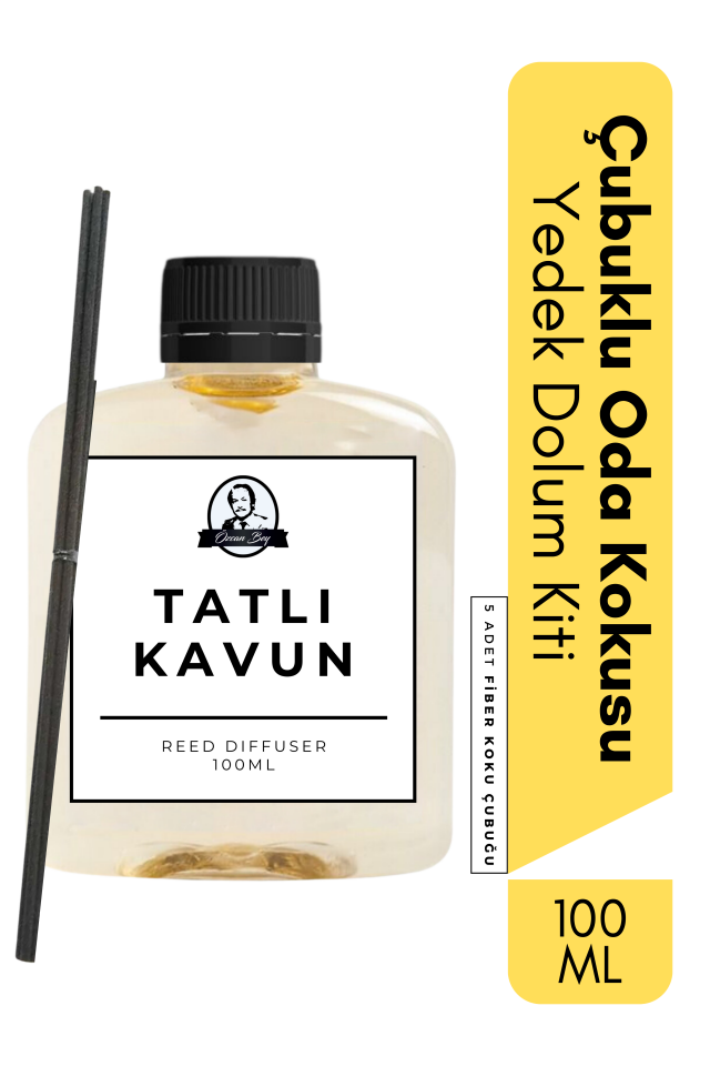 Tatlı Kavun Yedek Çubuklu Oda Ve Ortam Kokusu Esansı Refill 100ml