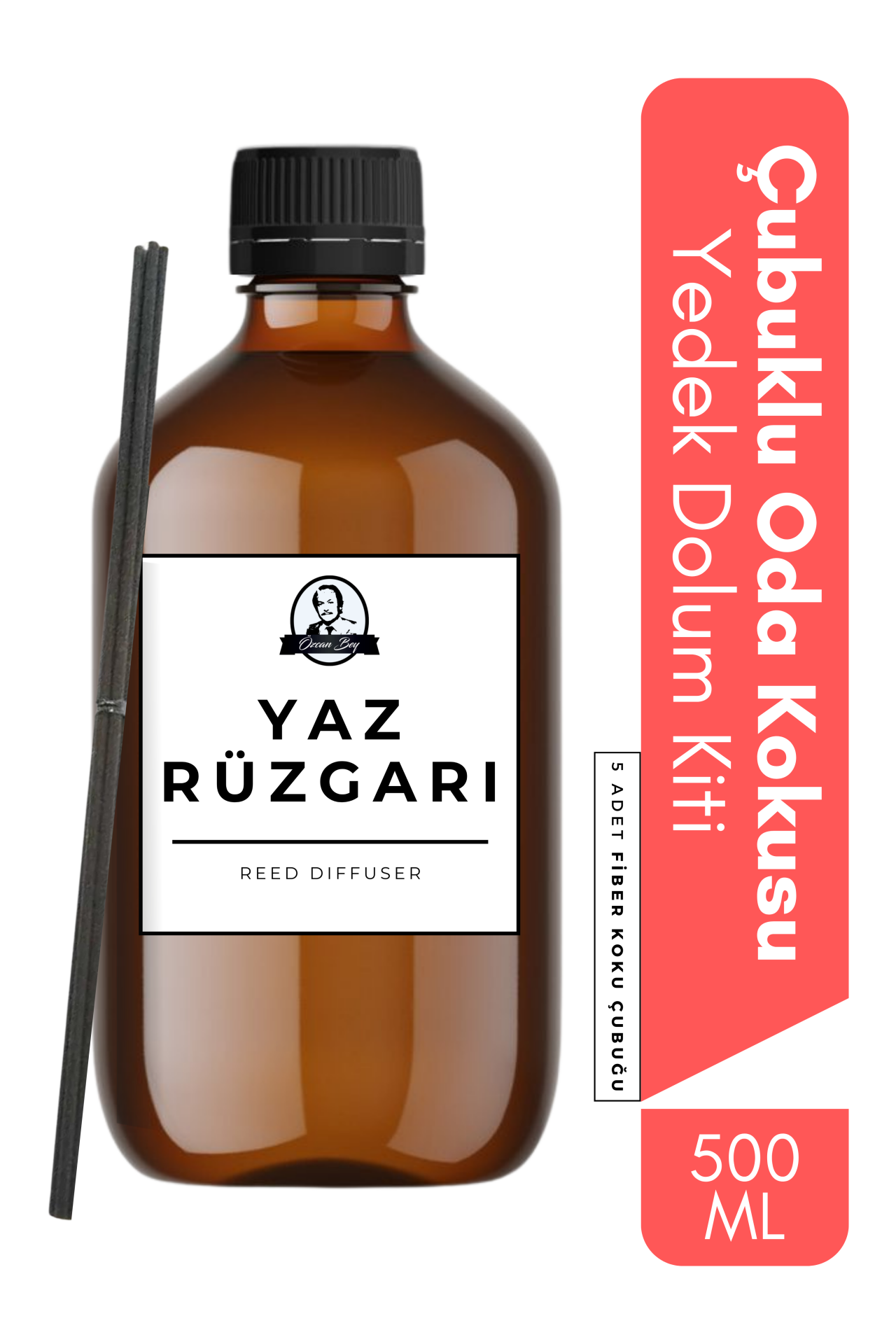 Yaz Rüzgarı Yedek Çubuklu Oda Ve Ortam Kokusu Esansı Refill 500ml