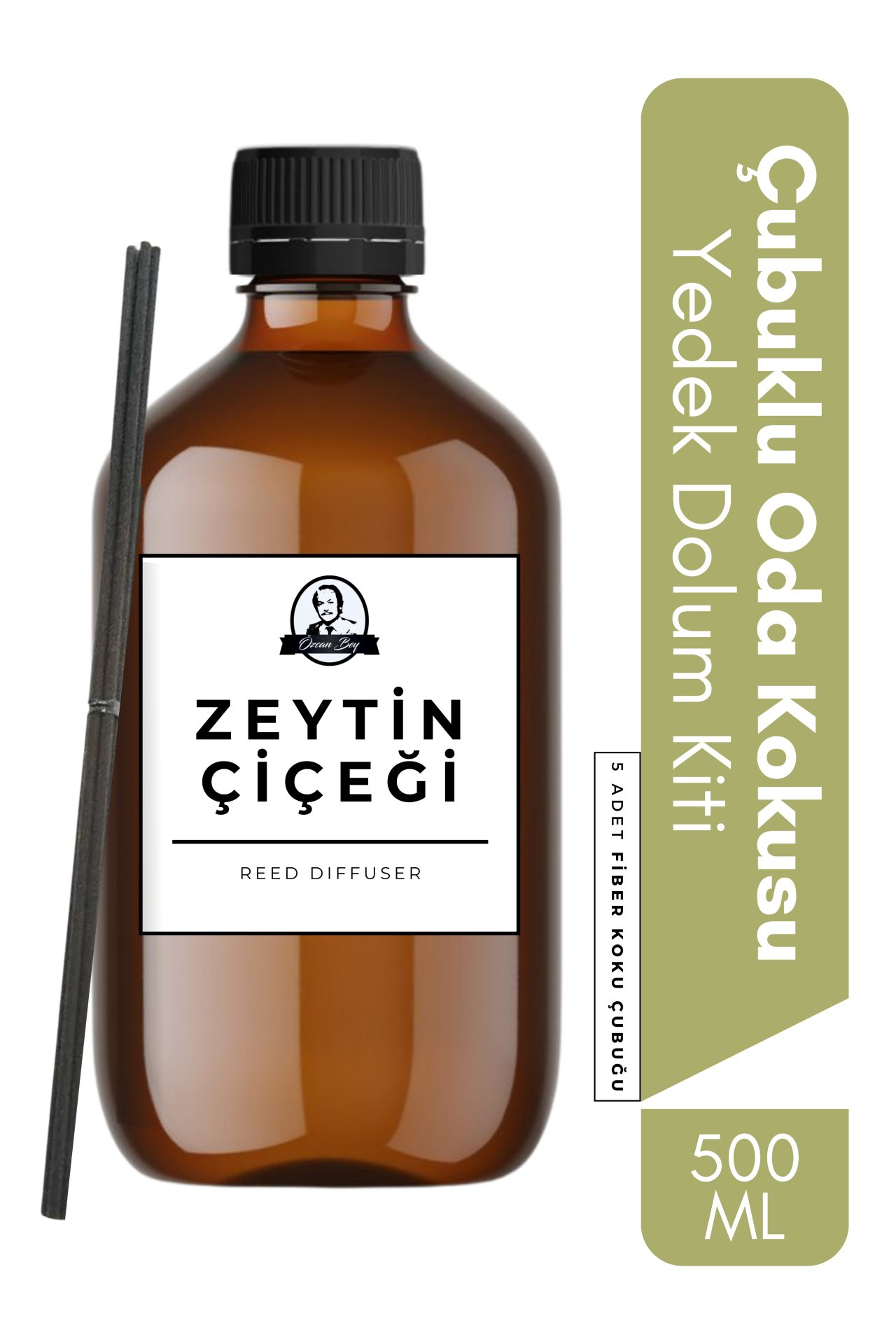 Zeytin Çiçeği Yedek Çubuklu Oda Ve Ortam Kokusu Esansı Refill 500ml