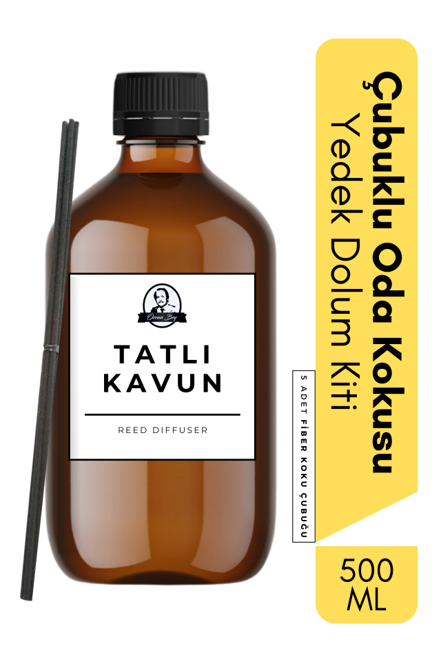 Tatlı Kavun Yedek Çubuklu Oda Ve Ortam Kokusu Esansı Refill 500ml