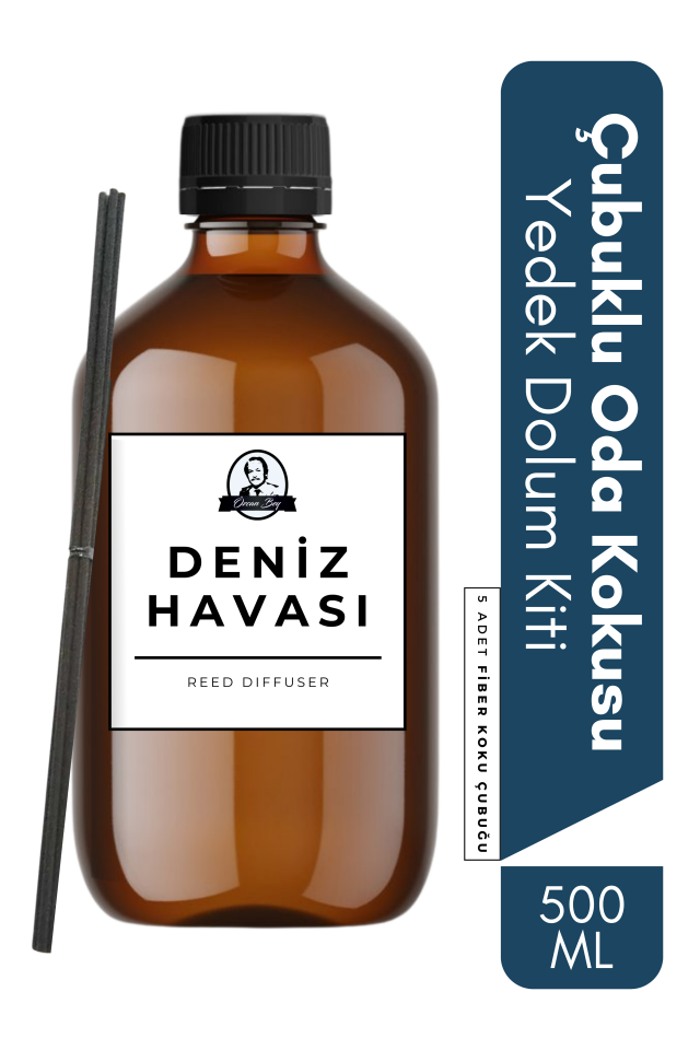 Deniz Havası Yedek Çubuklu Oda Ve Ortam Kokusu Esansı Refill 500ml