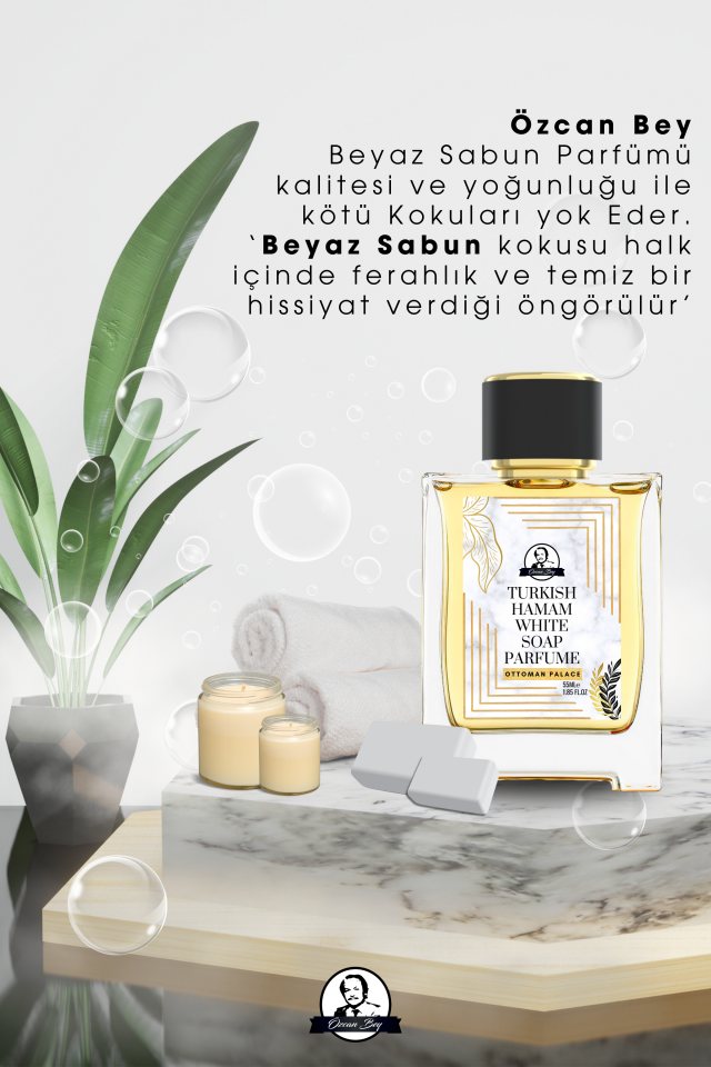 Ottoman Serisi Beyaz Sabun Kokulu Parfüm White Soap 55ml