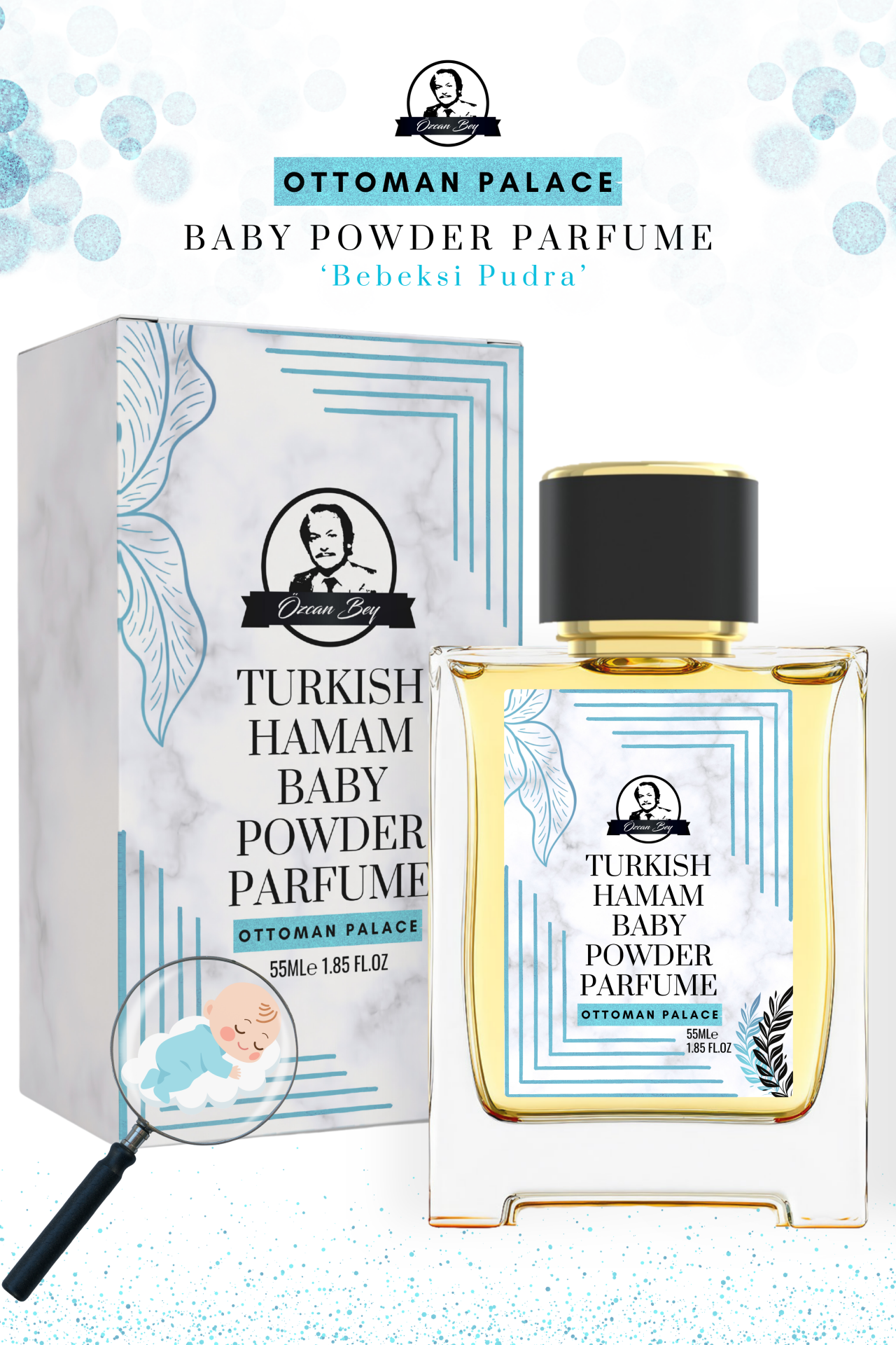 Ottoman Serisi Bebeksi Pudra Kokulu Parfüm Baby Powder 55ml