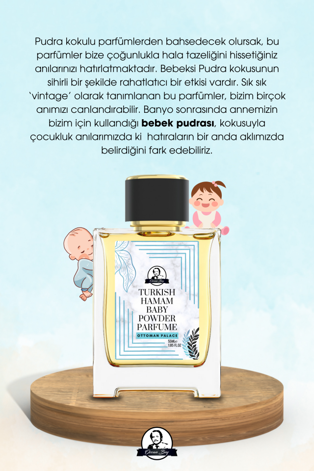 Ottoman Serisi Bebeksi Pudra Kokulu Parfüm Baby Powder 55ml