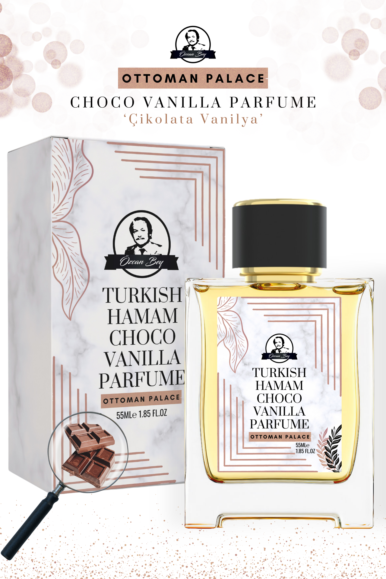 Ottoman Serisi Çikolata Vanilya Kokulu Parfüm Choco Vanilla 55ml