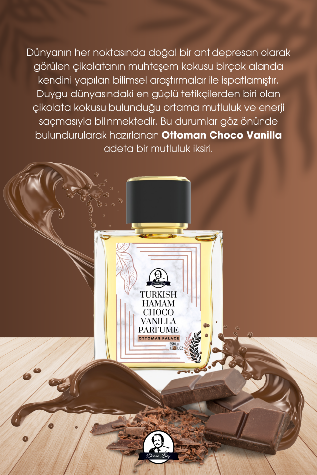 Ottoman Serisi Çikolata Vanilya Kokulu Parfüm Choco Vanilla 55ml