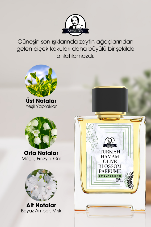 Ottoman Serisi Zeytin Çiçeği Kokulu Parfüm Olive Blossom 55ml