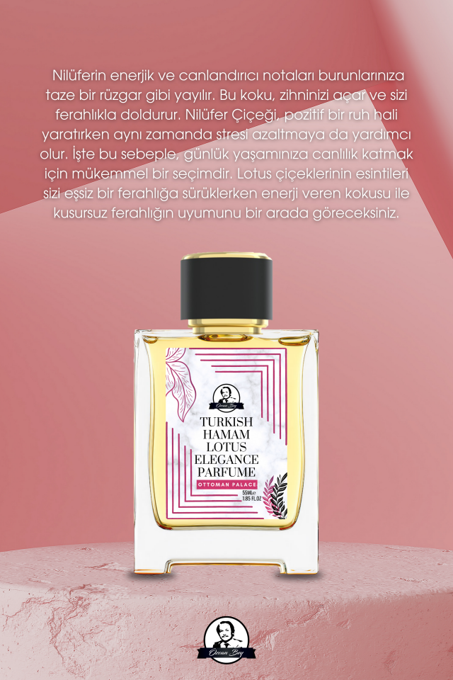 Ottoman Serisi Nilüfer Çiçeği Kokulu Parfüm Lotus Elegance 55ml