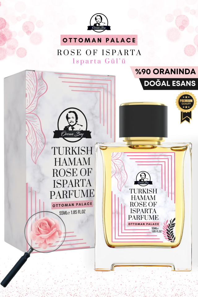 Ottoman Serisi Gül Çiçeği Kokulu Parfüm Rose of Isparta 55ml