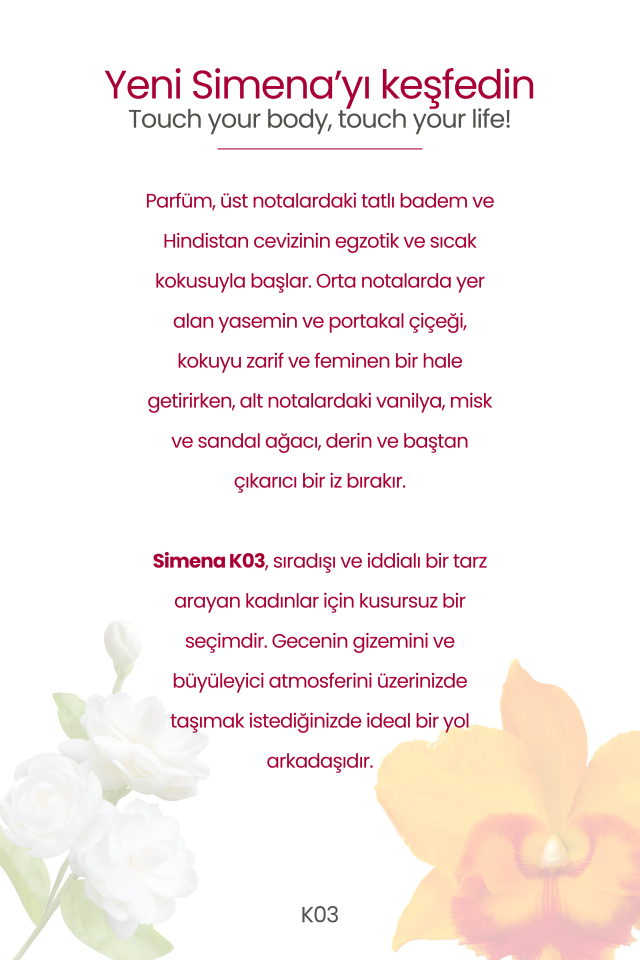 Simena K03 - Hypnotic Poison Kadın Parfümü Aromatik Fujer 50ml