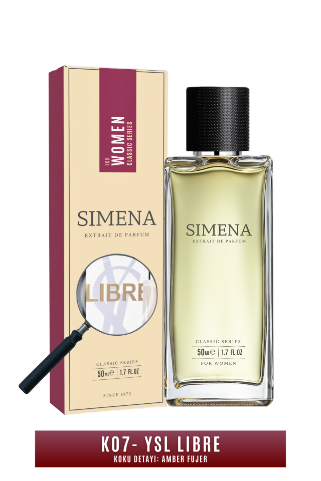 Simena K07 - Libre Kadın Parfümü Amber Fujer 50ml