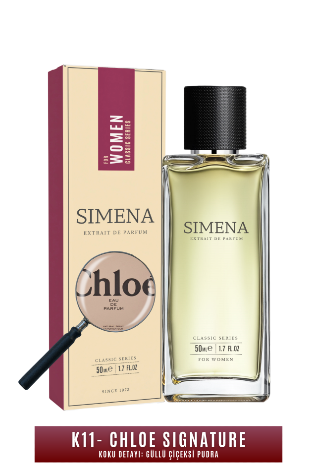 Simena Kadın Parfümü Güllü Çiçeksi Pudra 50ml