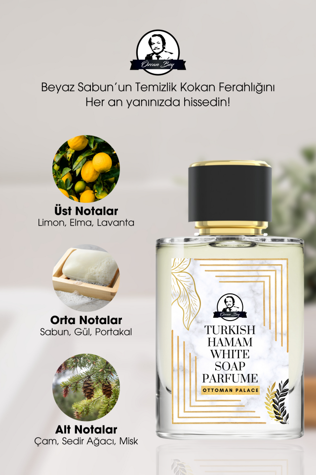 Ottoman Serisi Beyaz Sabun Kokulu Parfüm White Soap 100ml