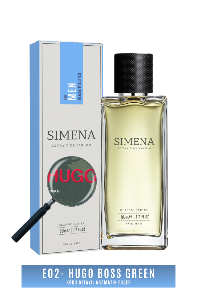 Simena E02 - Hugo Bos Erkek Parfümü Aromatik Fujer 50ml