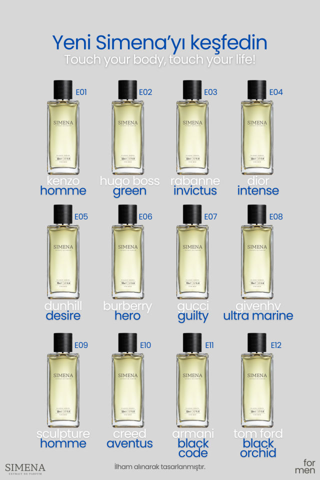 Simena E08 - Ultra Marine Aromatik Misk 50ml