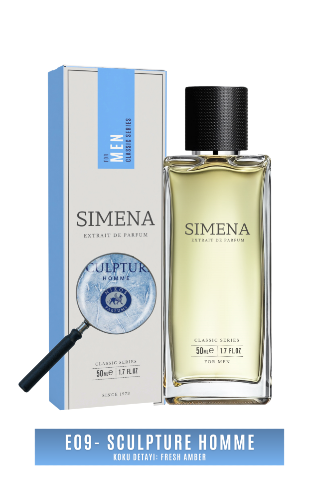 Simena E09 - Sculpture Homme Fresh Amber 50ml