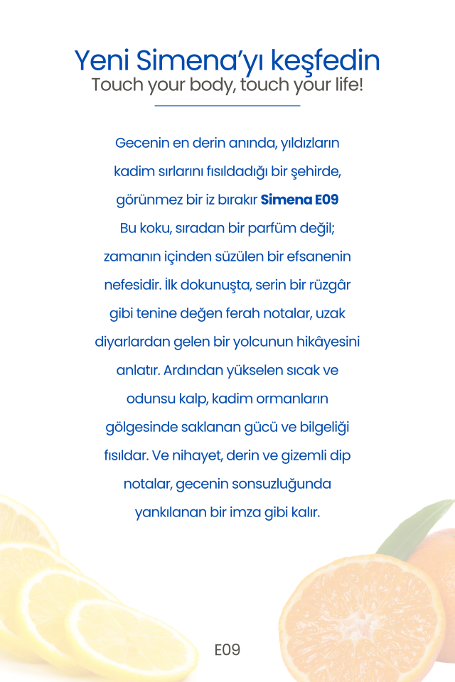 Simena E09 - Bulgari Man Oryantal Fujer 50ml