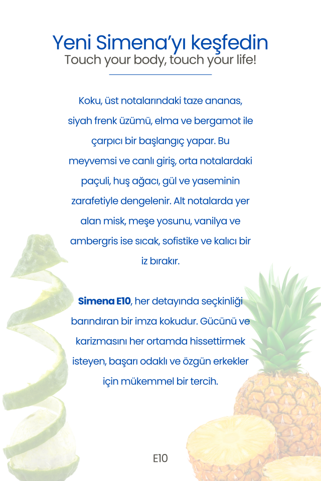 Simena E10 - Creed Aventus Aromatik Fujer 50ml