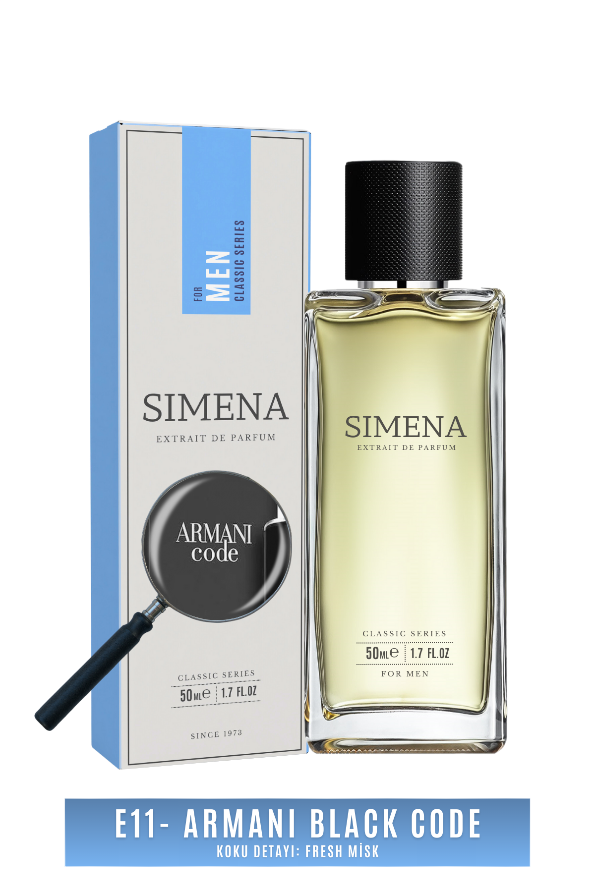 Simena E11 - Black Code Fresh Misk 50ml