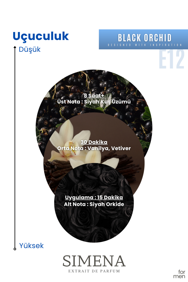 Simena E12 - T Ford Black Orchid Odunsu Misk 50ml