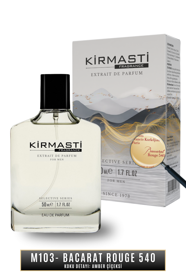 Kirmasti Selective M103 - Bacarat Rouge 540 Man Amber Çiçeksi 50ml
