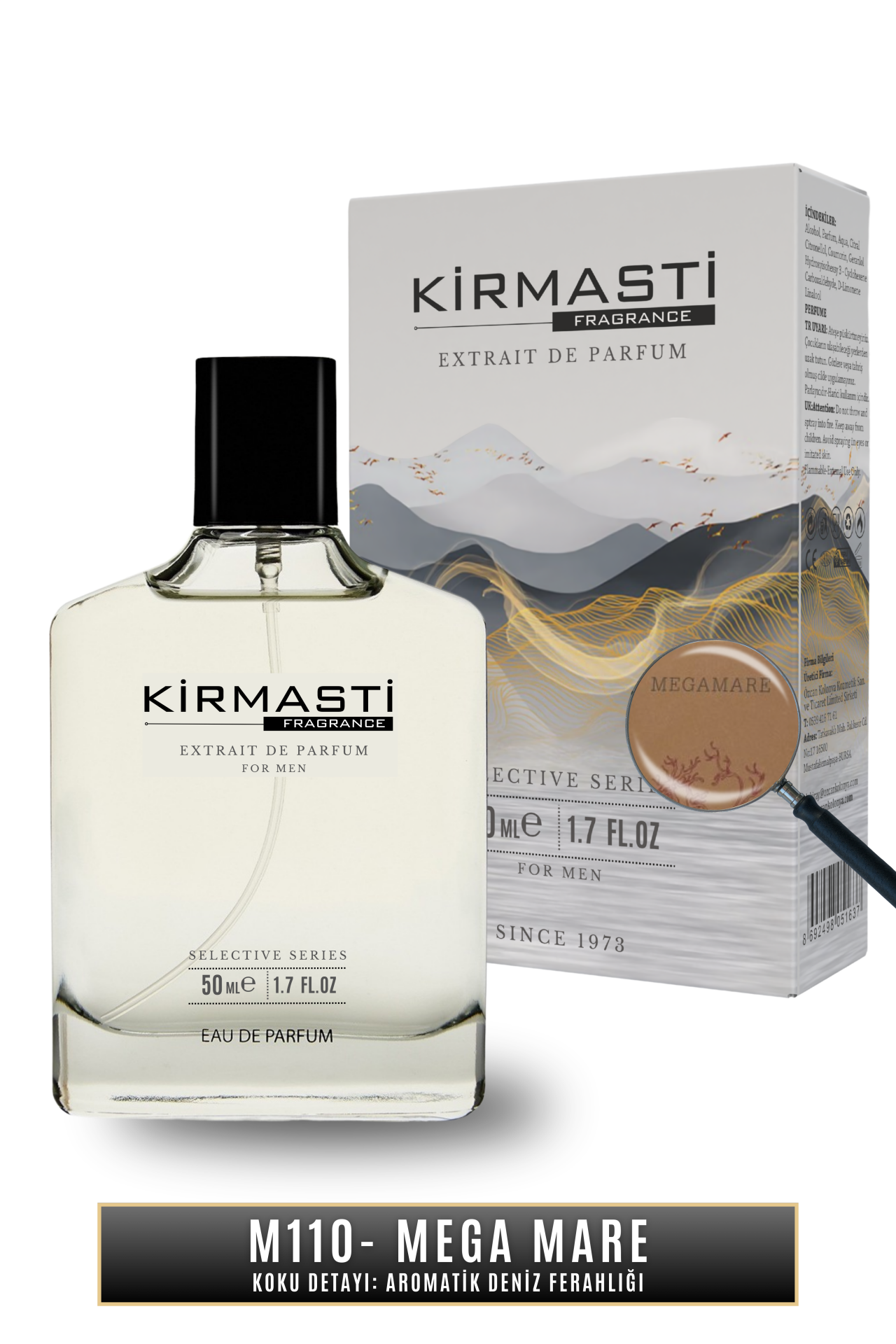Kirmasti Selective M110 - Mega Mare Aromatik Deniz Ferahlığı 50ml
