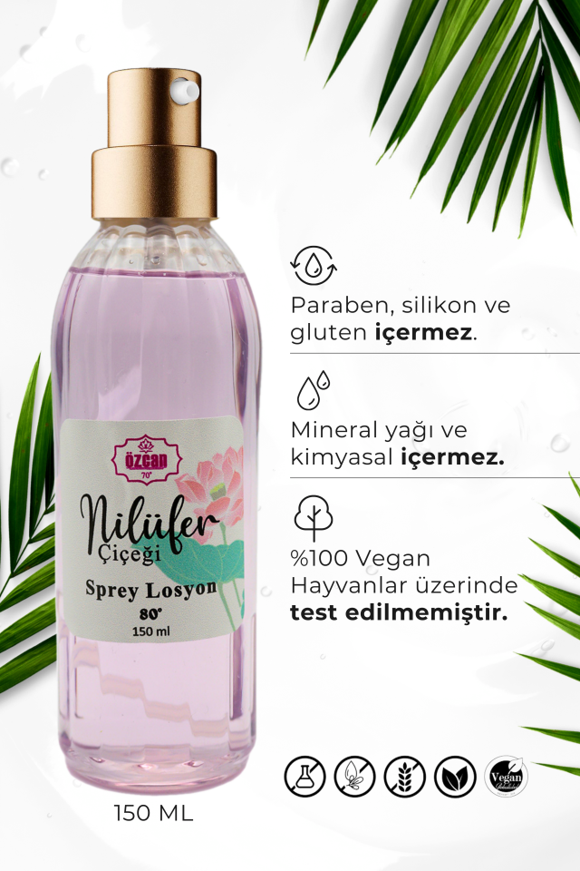 Nilüfer Çiçeği Kadın Saç Ve Vücut Spreyi Lotus Dreams Body Mist 150ml
