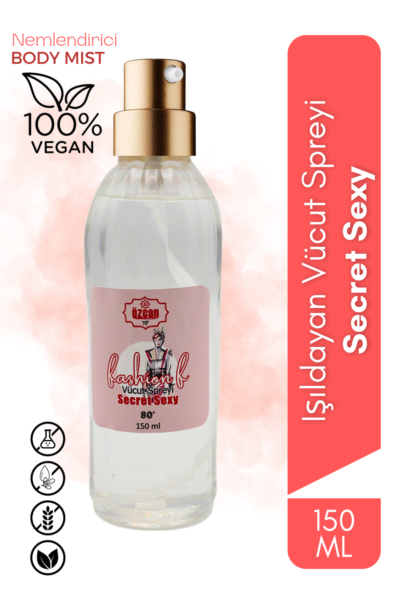 Secret Sexy Kadın Saç Ve Vücut Spreyi Body Mist 150ml