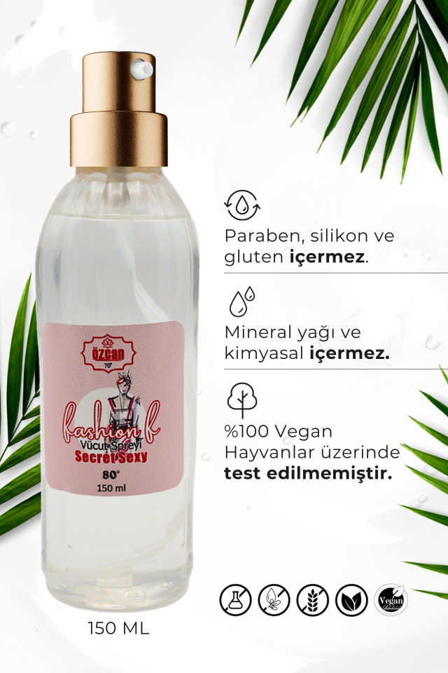 Secret Sexy Kadın Saç Ve Vücut Spreyi Body Mist 150ml