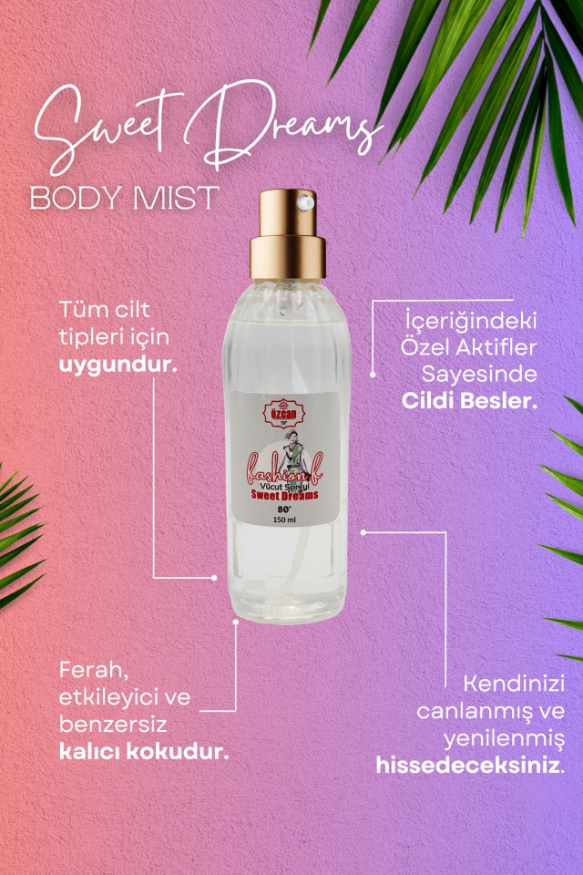 Sweet Dreams Kadın Saç Ve Vücut Spreyi Body Mist 150ml