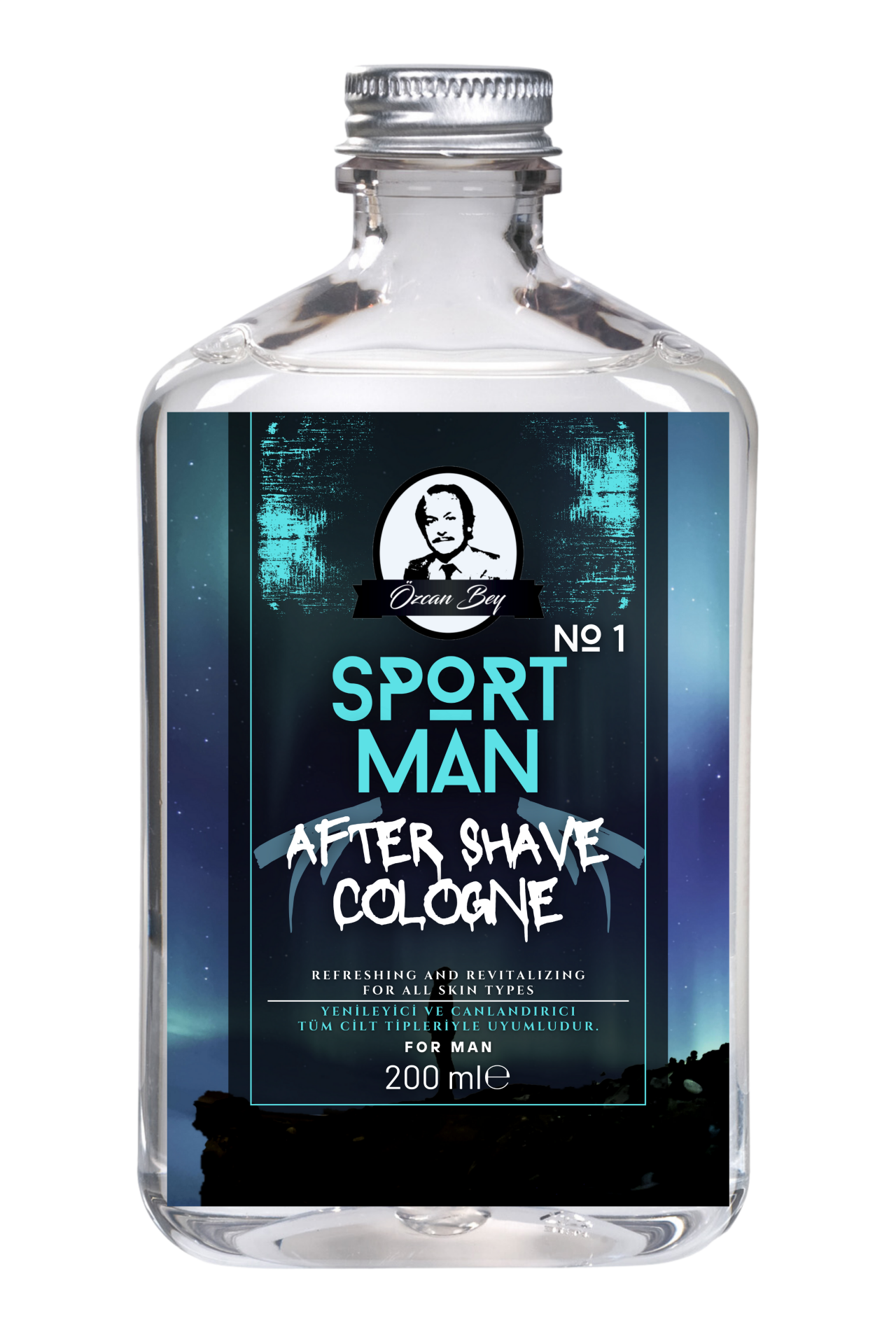 After Shave Serisi Sport Man No.1 Tıraş Sonrası Tahrişi Önleyici ve Nemlendirici Kolonya 200ml