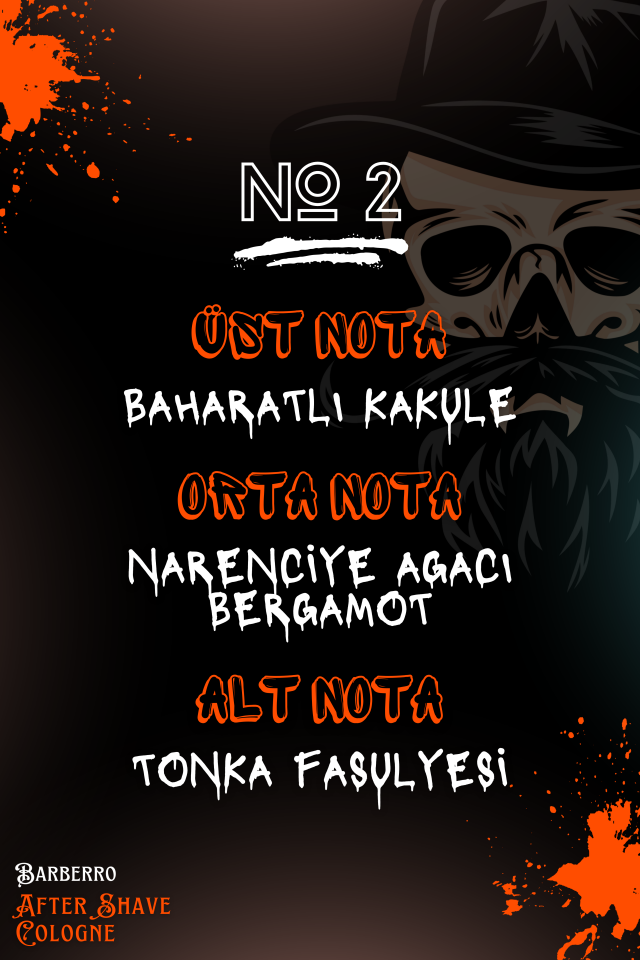 After Shave Serisi Extreme No.2 Tıraş Sonrası Tahrişi Önleyici ve Nemlendirici Kolonya 200ml