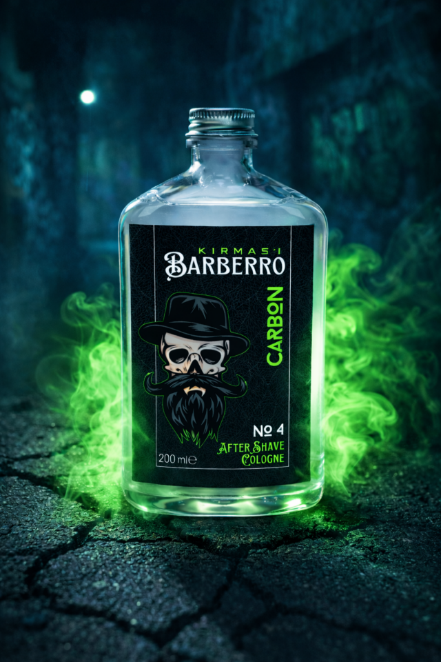After Shave Serisi Carbon No.4 Tıraş Sonrası Tahrişi Önleyici ve Nemlendirici Kolonya 200ml
