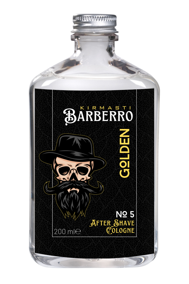 After Shave Serisi Golden No.5 Tıraş Sonrası Tahrişi Önleyici ve Nemlendirici Kolonya 200ml