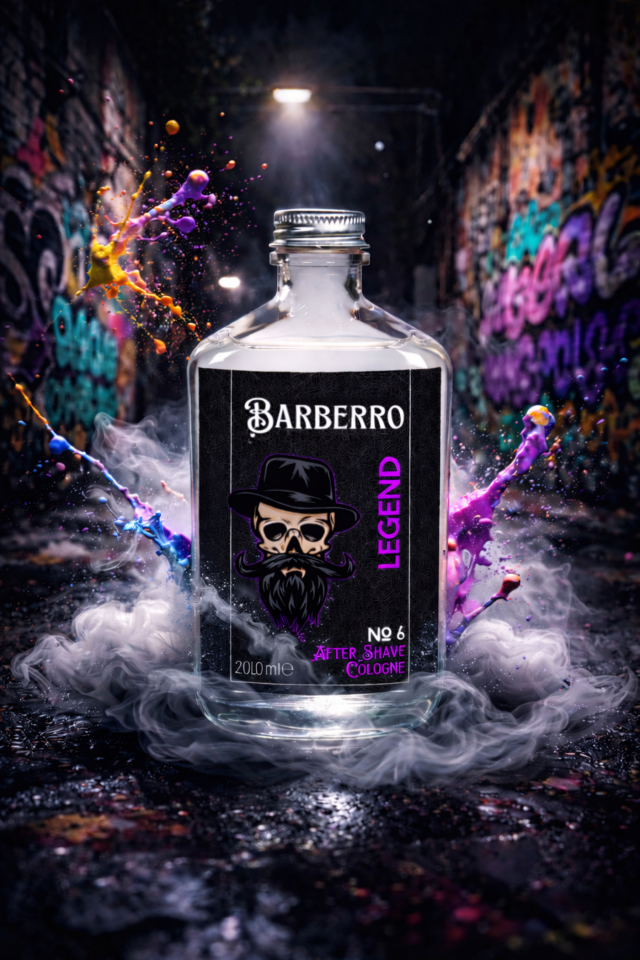 After Shave Serisi Legend No.6 Tıraş Sonrası Tahrişi Önleyici ve Nemlendirici Kolonya 200ml