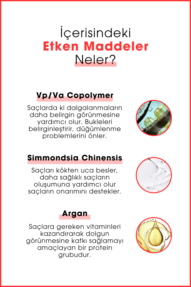 Kuru ve Kırılgan Saçlar için Argan Yağı Etkili Saç Bakım Maskesi 500ml ( Bukle Belirginleştirici )