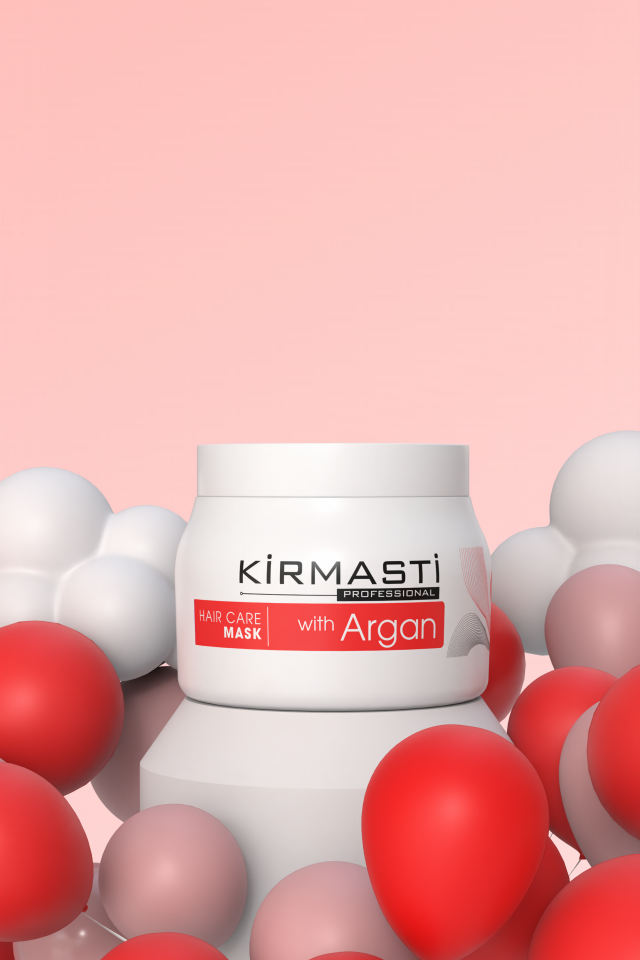 Kuru ve Kırılgan Saçlar için Argan Yağı Etkili Saç Bakım Maskesi 500ml ( Bukle Belirginleştirici )