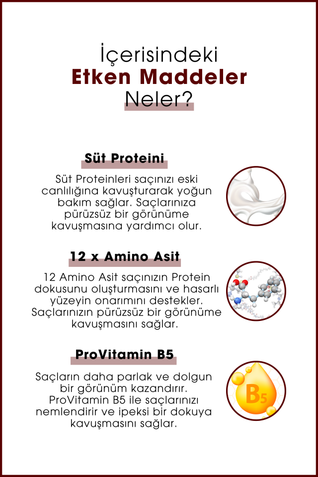 Yoğun Nemlendirme ve Onarım İçin Milk Pro Sütlü Saç Bakım Maskesi 500ml