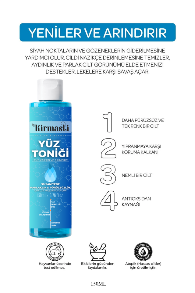 Akneye Eğilim Gösteren Ciltler Için Gözenek Sıkılaştırıcı, Arındırıcı Ve Yağ Dengeleyici Tonik 200ml