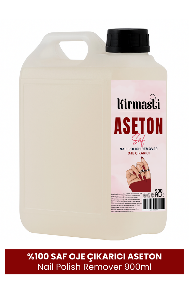 Saf Aseton Oje Temizleyici Nail Polish Remover Oje Çıkarıcı 900ml